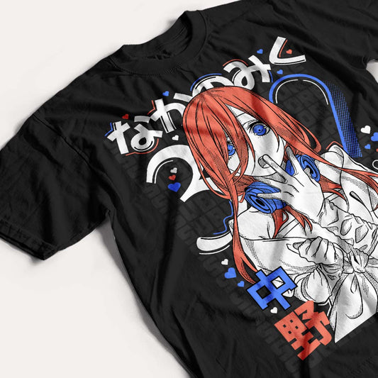 GO TOUBUN NO HANAYOME - MIKU NAKANO - POLO MANGA CORTA