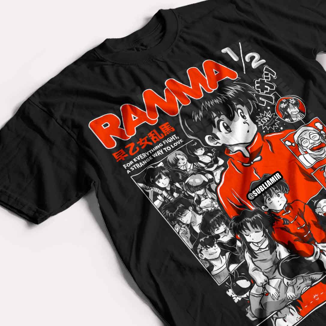 RANMA ½ - RANMA SAOTOME  - POLO MANGA CORTA