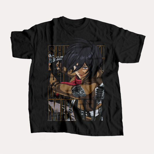 SHINGEKI NO KYOJIN - MIKASA ACKERMAN - POLO MANGA CORTA
