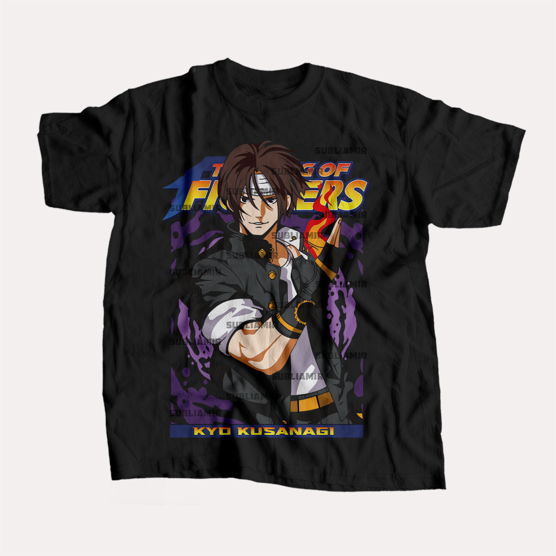 STREET FIGHTER -  KYO KUSANAGI - POLO MANGA CORTA