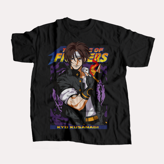 STREET FIGHTER -  KYO KUSANAGI - POLO MANGA CORTA