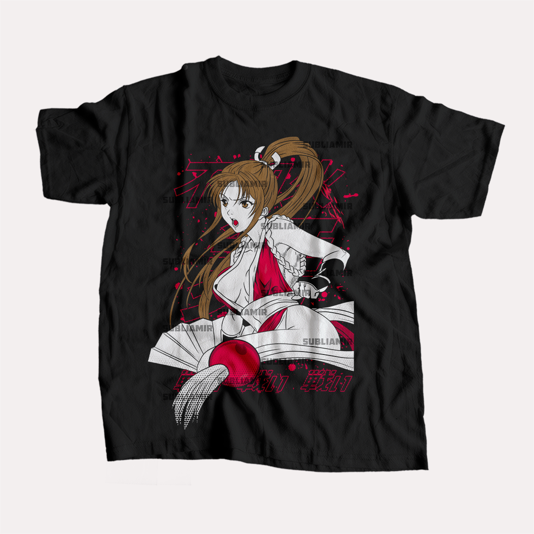 STREET FIGHTER  -  MAI SHIRANUI - POLO MANGA CORTA