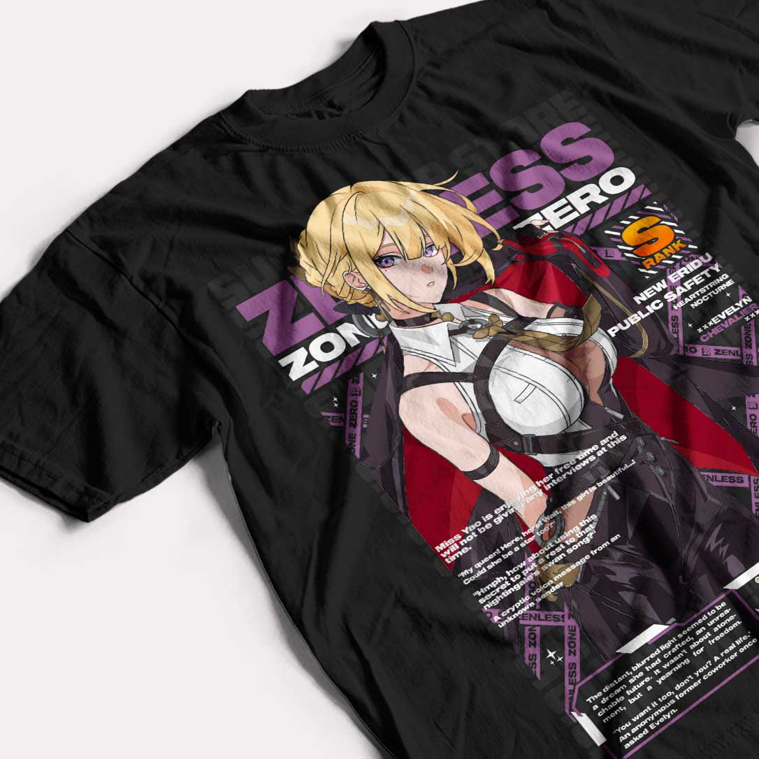 ZENLESS ZONE ZERO - EVELYN CHEVALIER - POLO MANGA CORTA