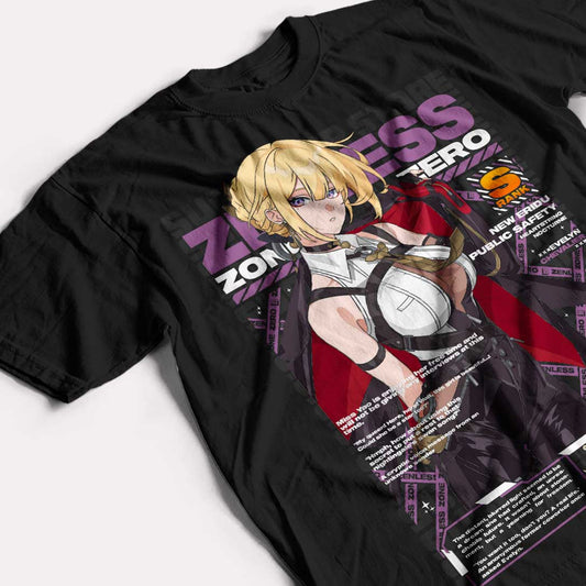 ZENLESS ZONE ZERO - EVELYN CHEVALIER - POLO MANGA CORTA