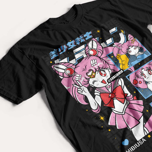 SAILOR MOON - CHIBIUSA - POLO MANGA CORTA