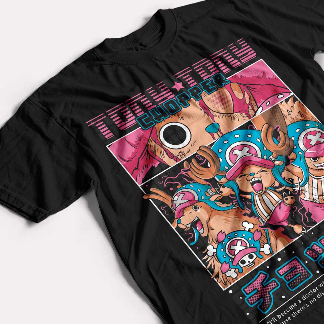 ONE PIECE - TONY TONY CHOPPER  - POLO MANGA CORTA