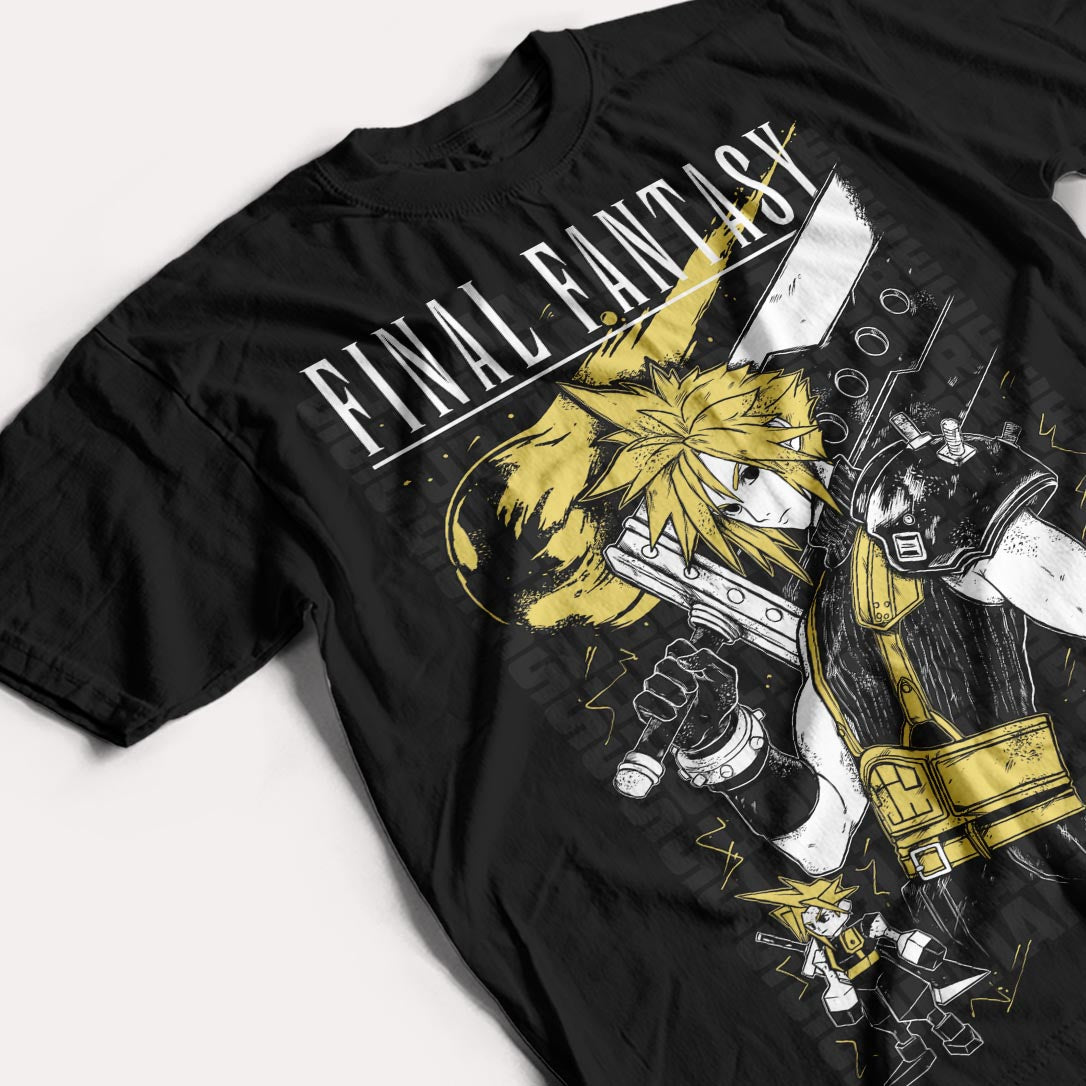 FINAL FANTASY - CLOUD STRIFE - POLO MANGA CORTA
