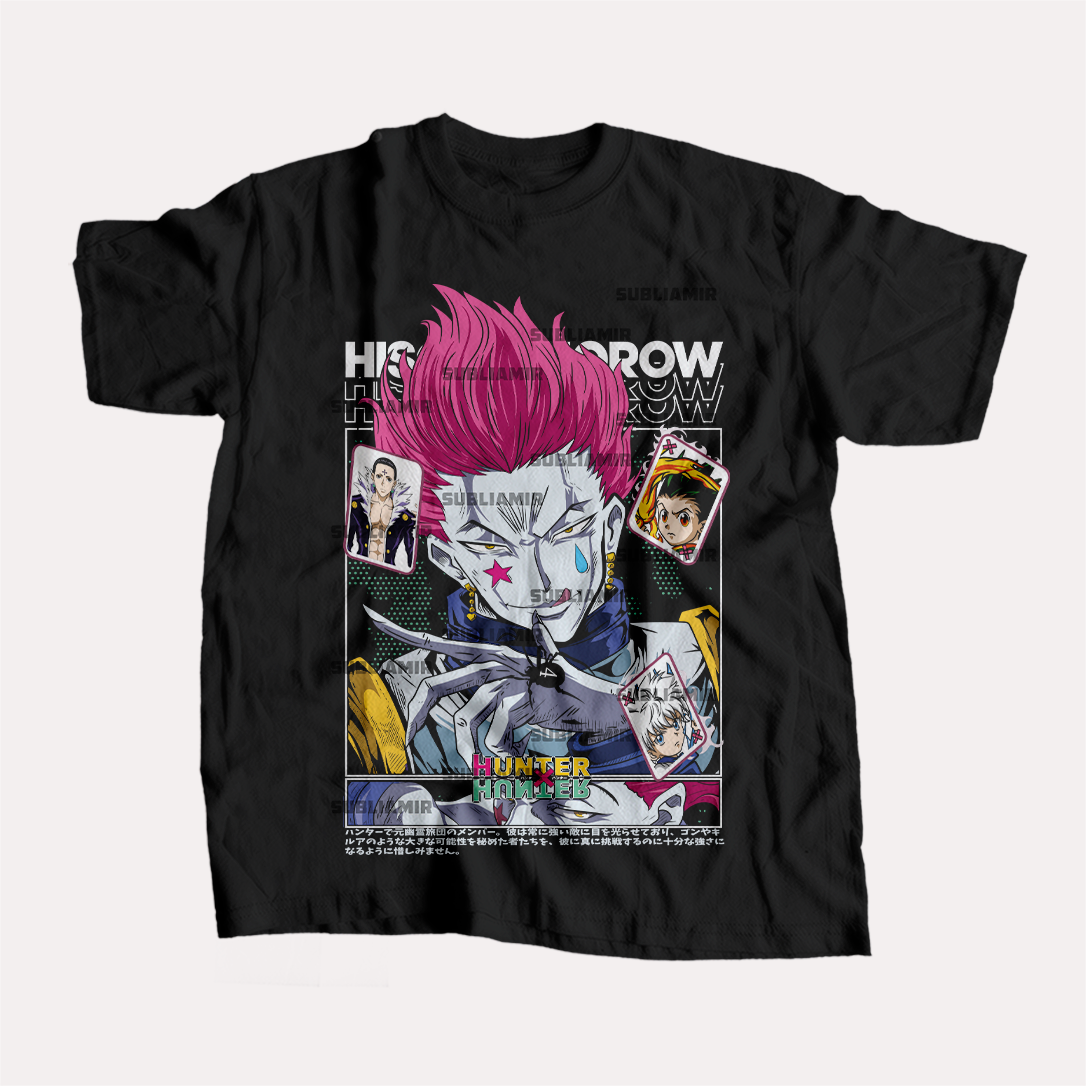 HUNTER X HUNTER  - HISOKA - POLO MANGA CORTA