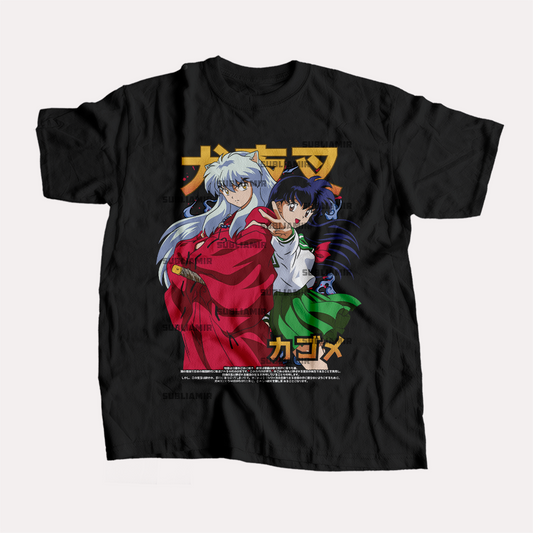INUYASHA  - KAGOME-INUYASHA - POLO MANGA CORTA