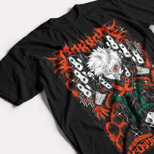 BOKU NO HERO ACADEMIA - KATSUKI BAKUGO  - POLO MANGA CORTA