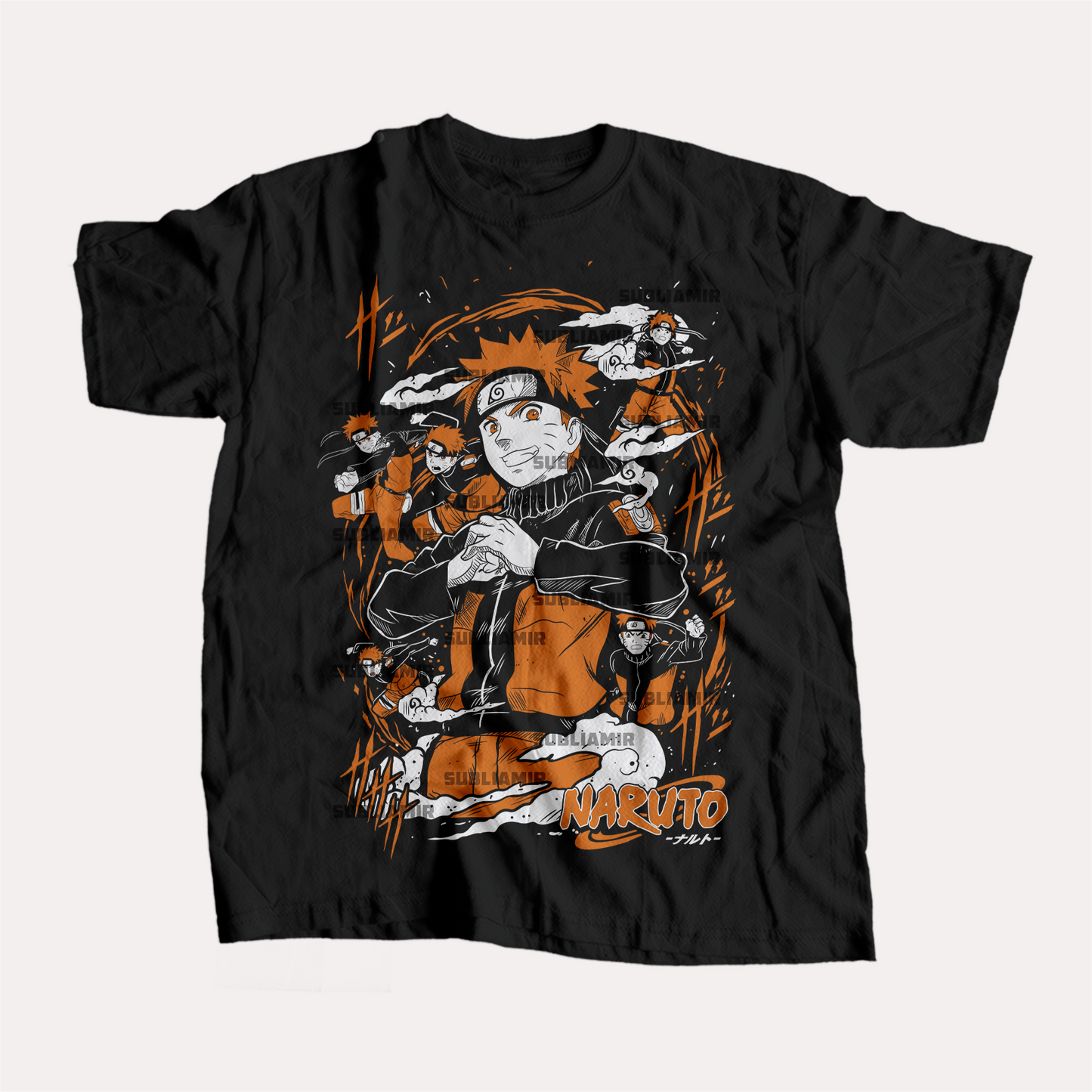 NARUTO - UZUMAKI NARUTO - POLO MANGA CORTA