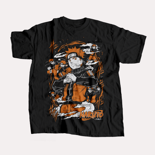 NARUTO - UZUMAKI NARUTO - POLO MANGA CORTA