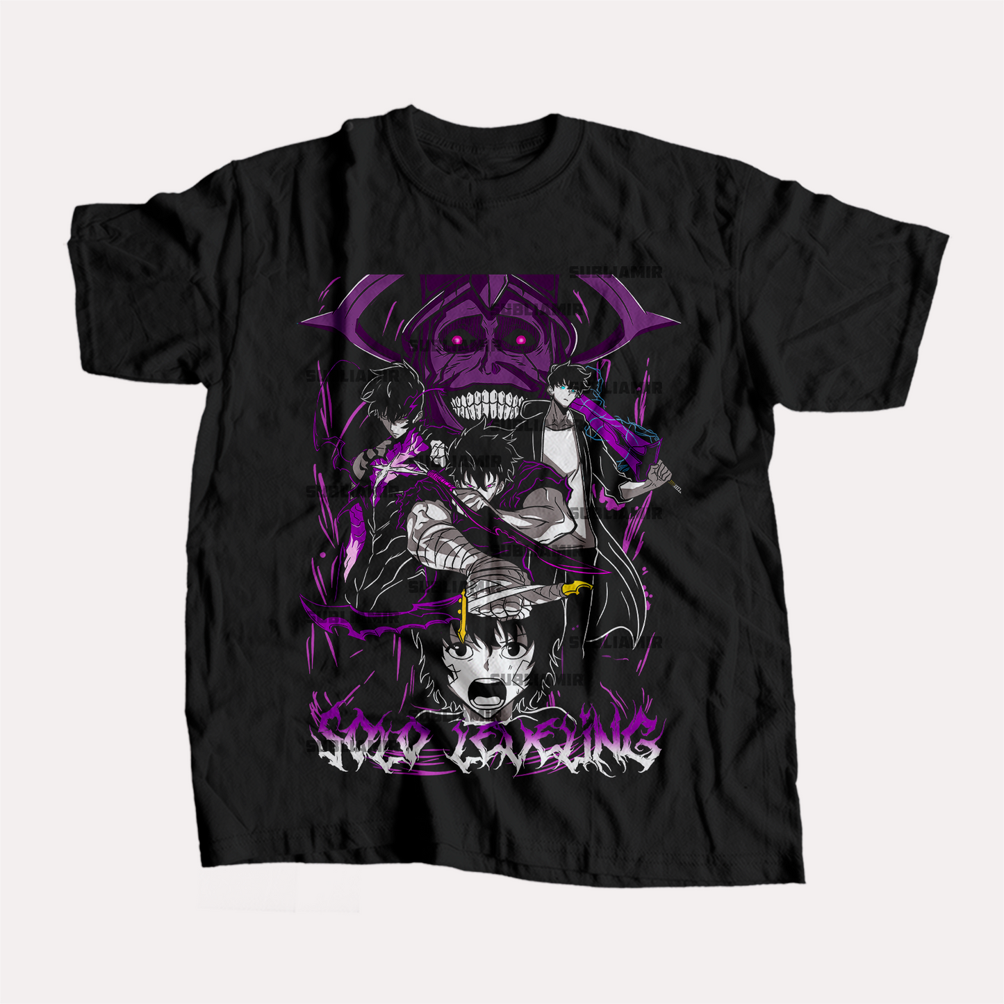 SOLO LEVELING  -  SUNG JINWOO - POLO MANGA CORTA