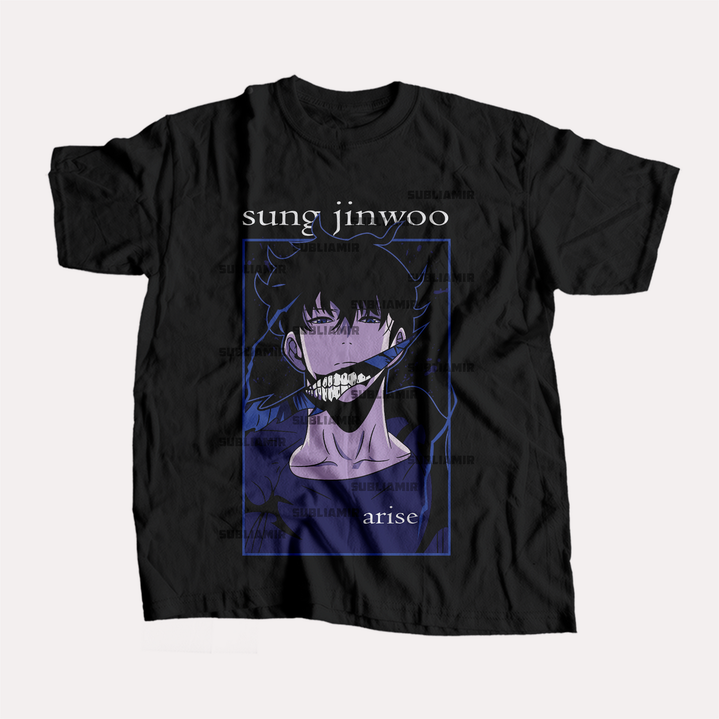 SOLO LEVELING  -  SUNG JINWOO - POLO MANGA CORTA