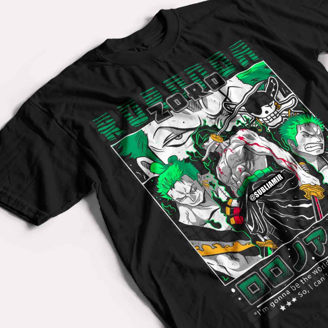 ONE PIECE - ZORO - POLO MANGA CORTA